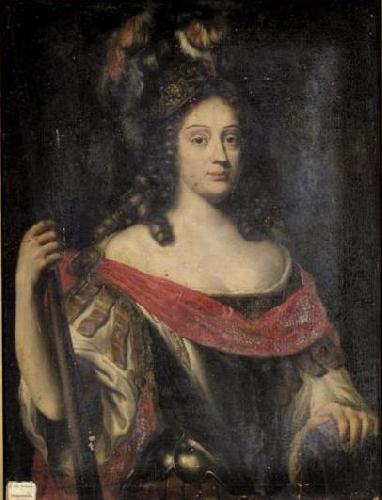 Johann Hulsmann Liselotte of the Palatinate as Minerva oil painting picture